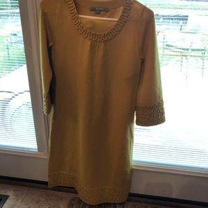 Mustard Yellow Boden Dress